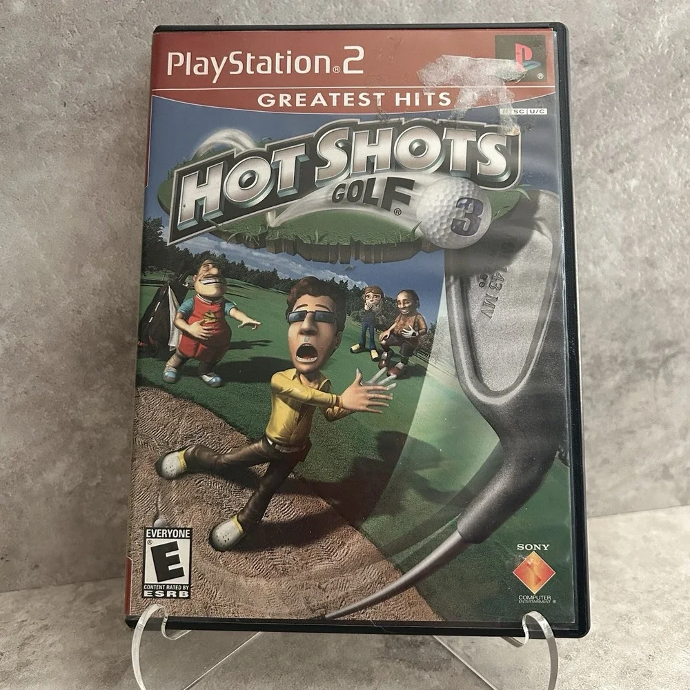 PS2 Hot Shots Golf 3 (Sony PlayStation 2 , 2003) Tested Working No Manual